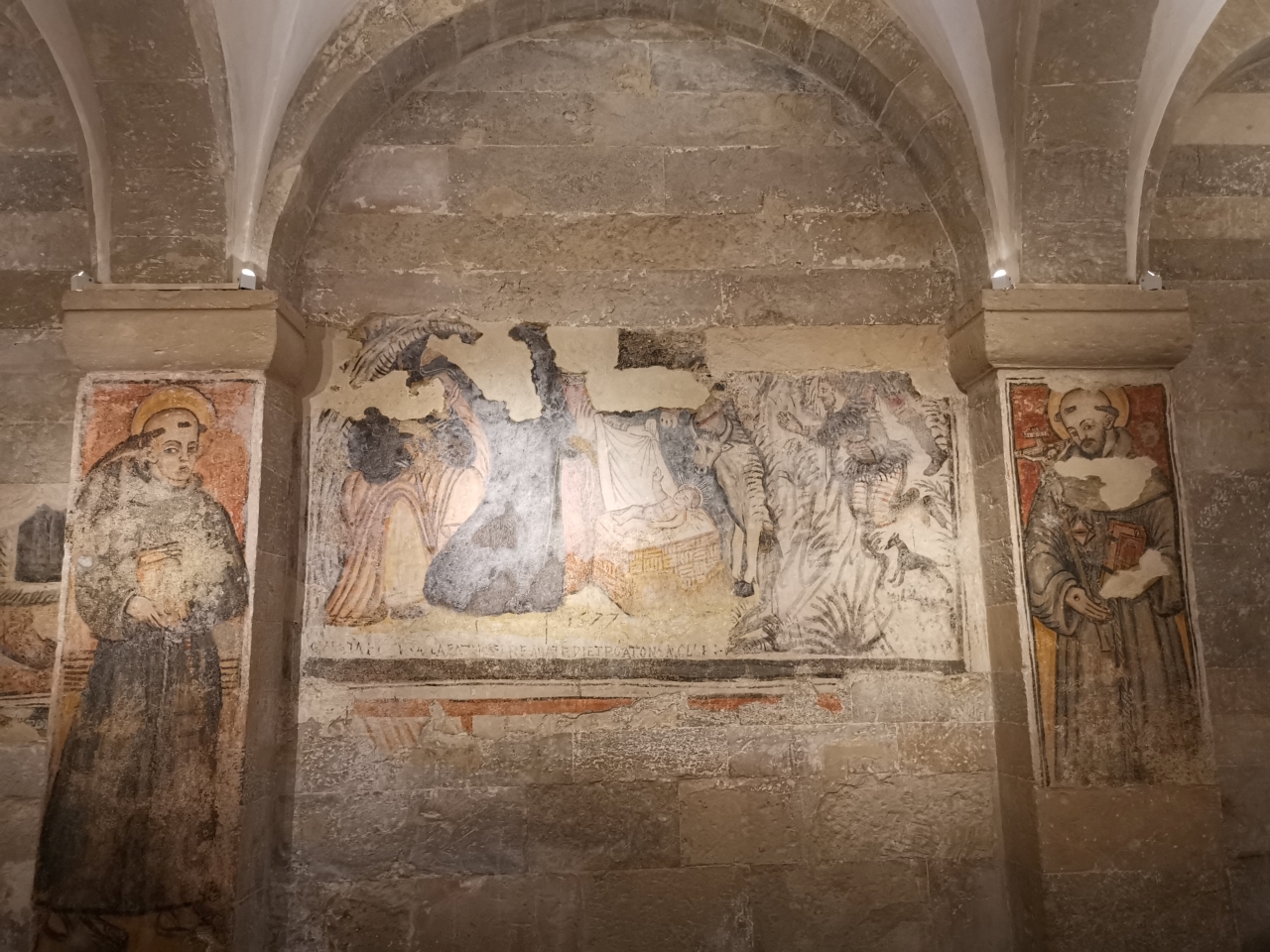 affreschi della cripta